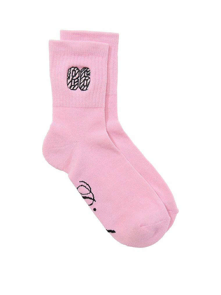 PINK 1-Pack Quarter Socks, offModelFront, 1 of 2