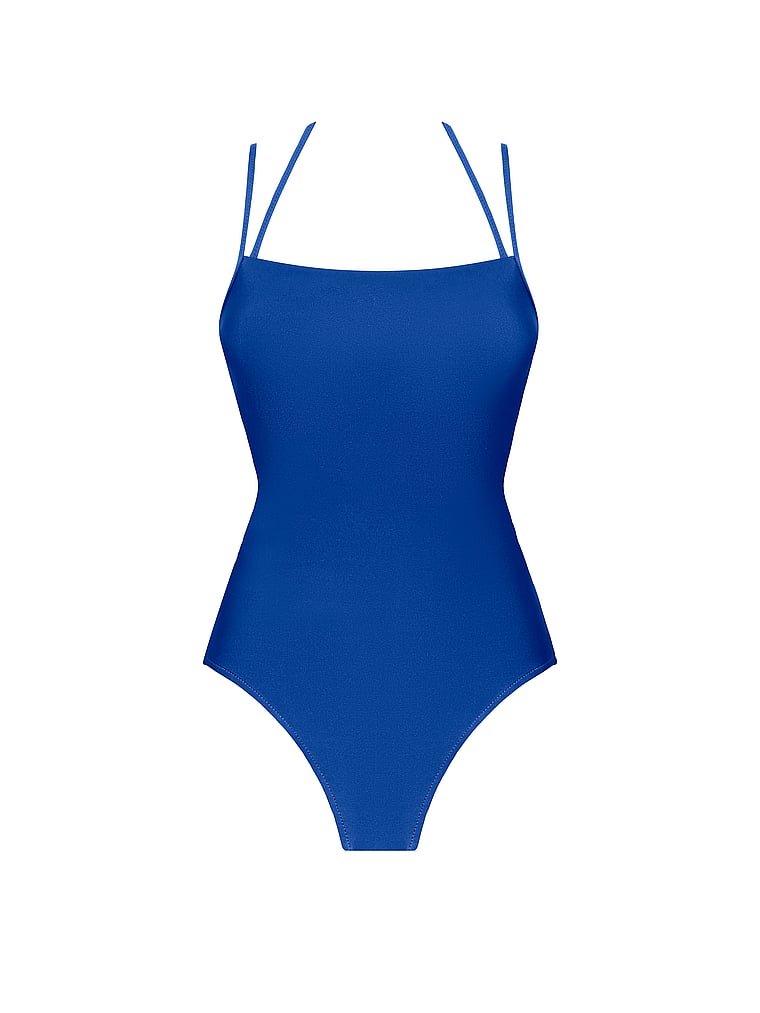 Victoria's Secret, Miraclesuit Kai One-Piece Swimsuit, Mykonos Blue, offModelFront, 4 of 4