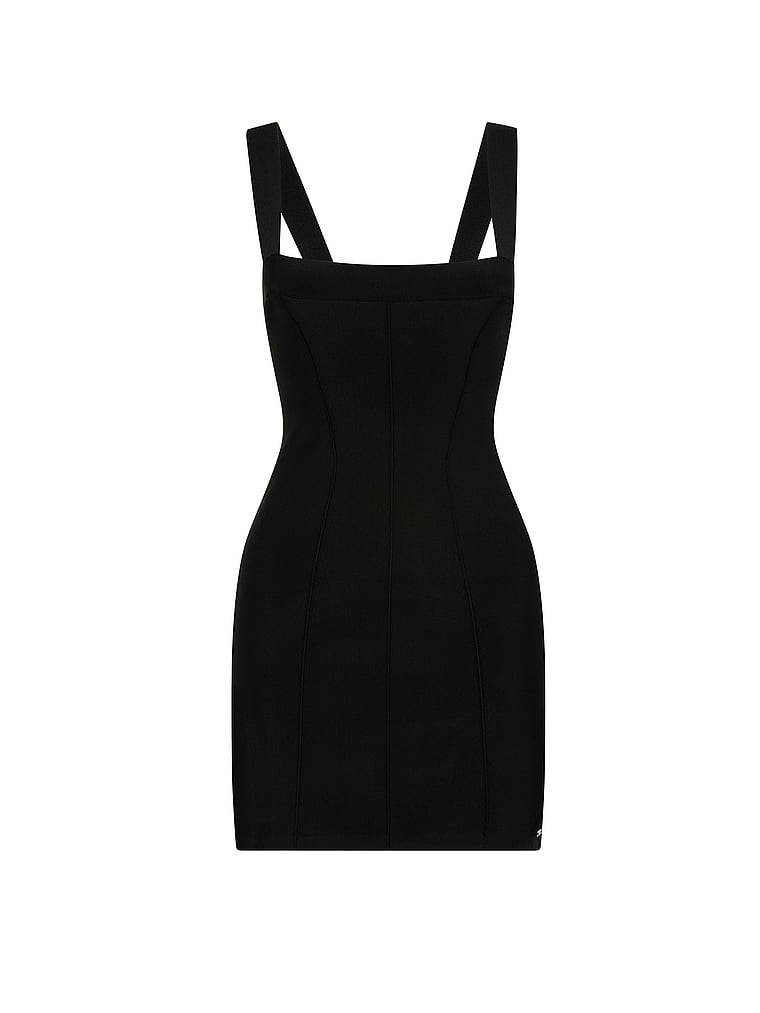 Victoria's Secret, Very Sexy Bodycon Knit Mini Dress, Black, offModelFront, 4 of 4
