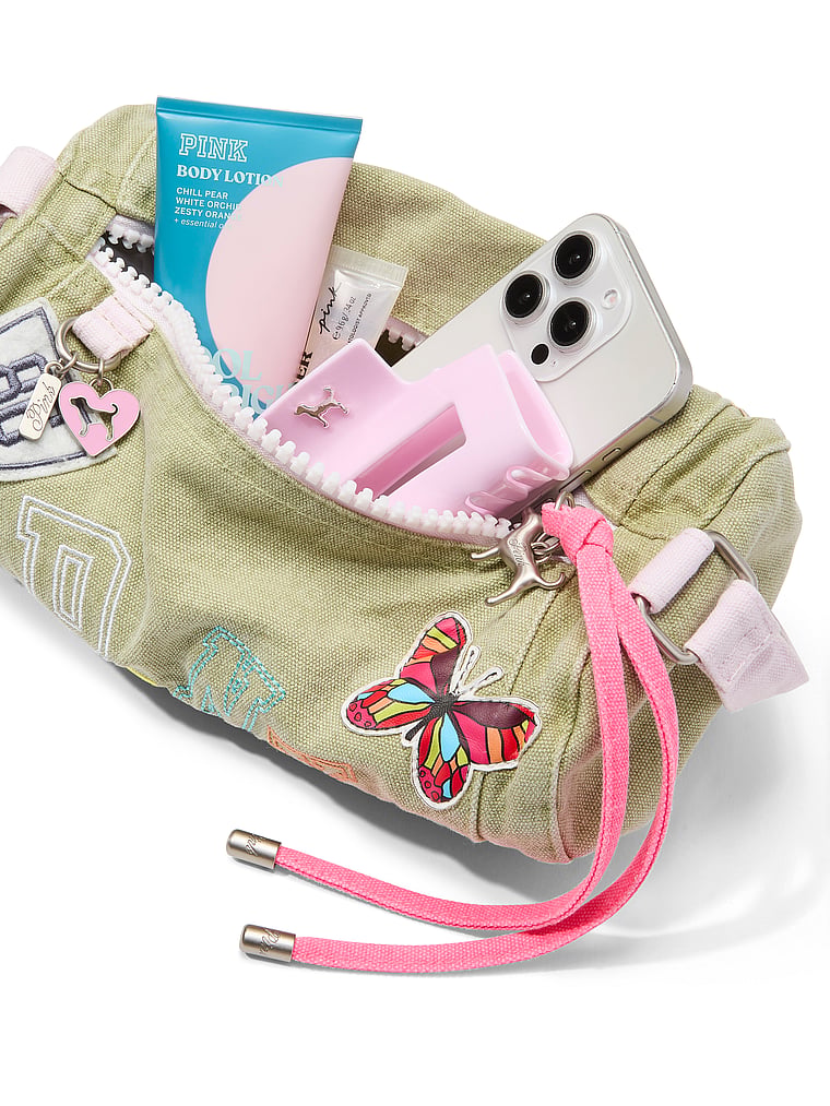 Buy Canvas Rolled Duffle Shoulder Bag, Seaglass Heritage Patch