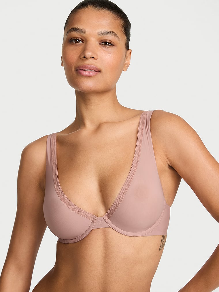Light-Touch Unlined Plunge Bra