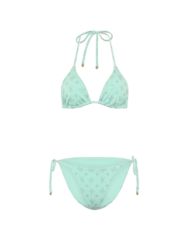 Victoria's Secret, Victoria's Secret Swim The BagKINI String Bikini Set, offModelFront, 4 of 5