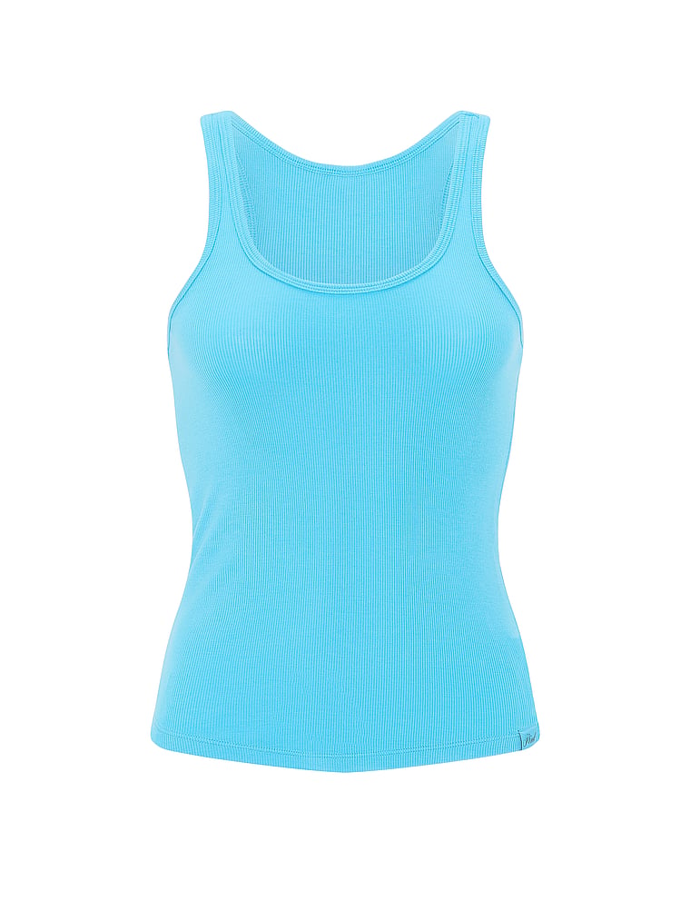 Relaxed Rib Boyfriend Tank Top