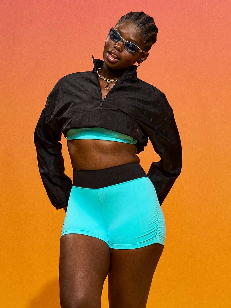 PINK Relay™ Ruched Bun Shorts