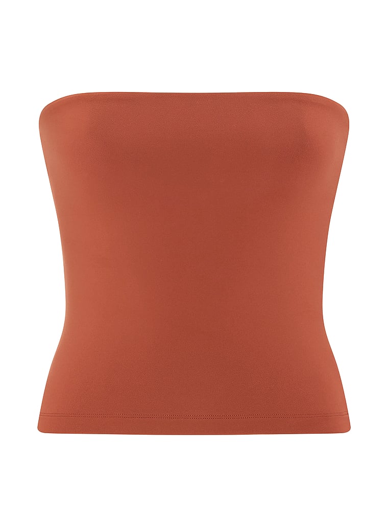 PINK PINK Base Stretch™ Tube Top, Clay, offModelFront, 3 of 3