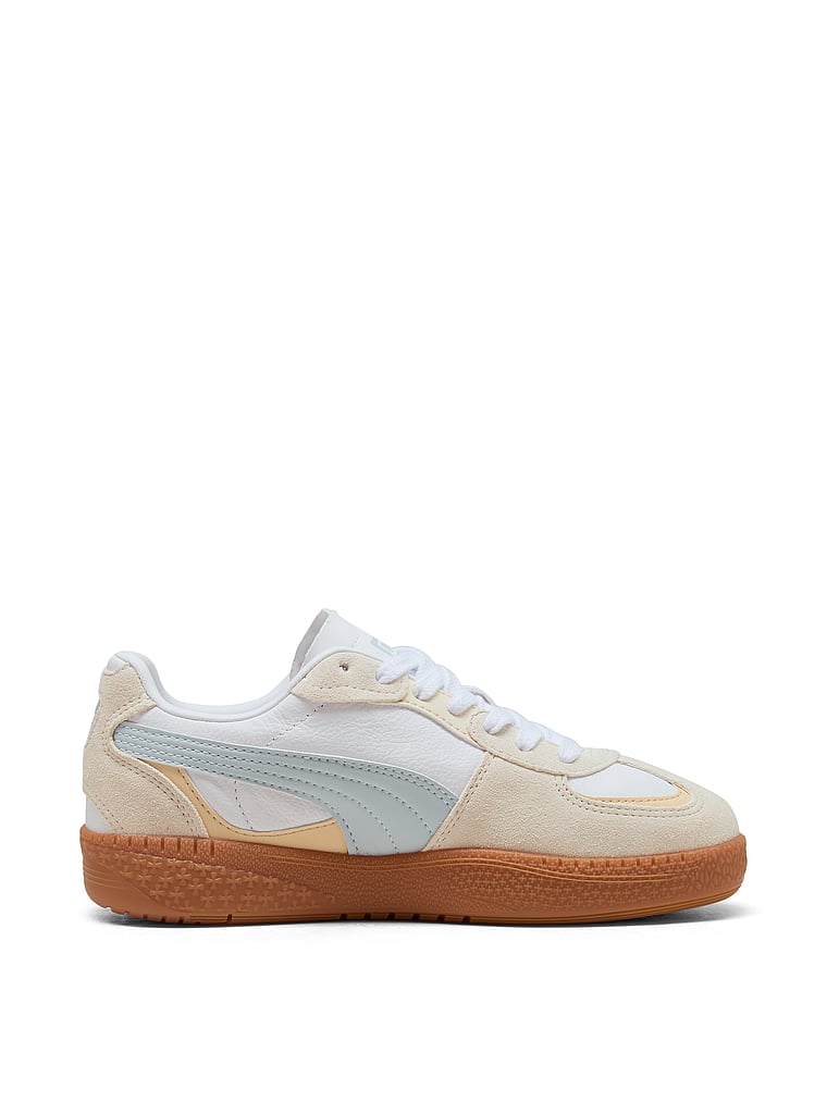 Puma Palermo Moda Sneaker, Puma White-Lucite-Gum, onModelSide, 3 of 4