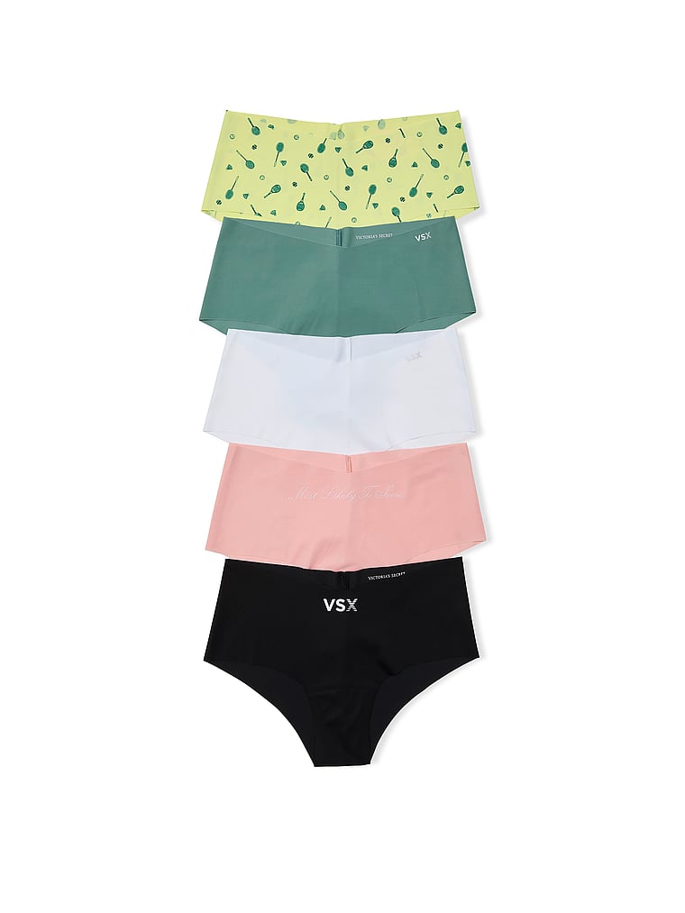 Buy VSX 5-Pack No-Show Cheeky Panties, Print - Order PACKAGED