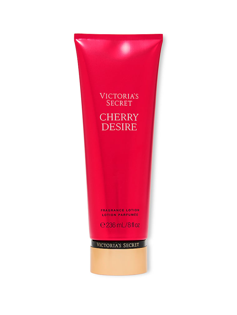 Victoria's Secret, Body Fragrance Cherry Desire Fragrance Lotion, Cherry Desire, onModelFront, 1 of 5