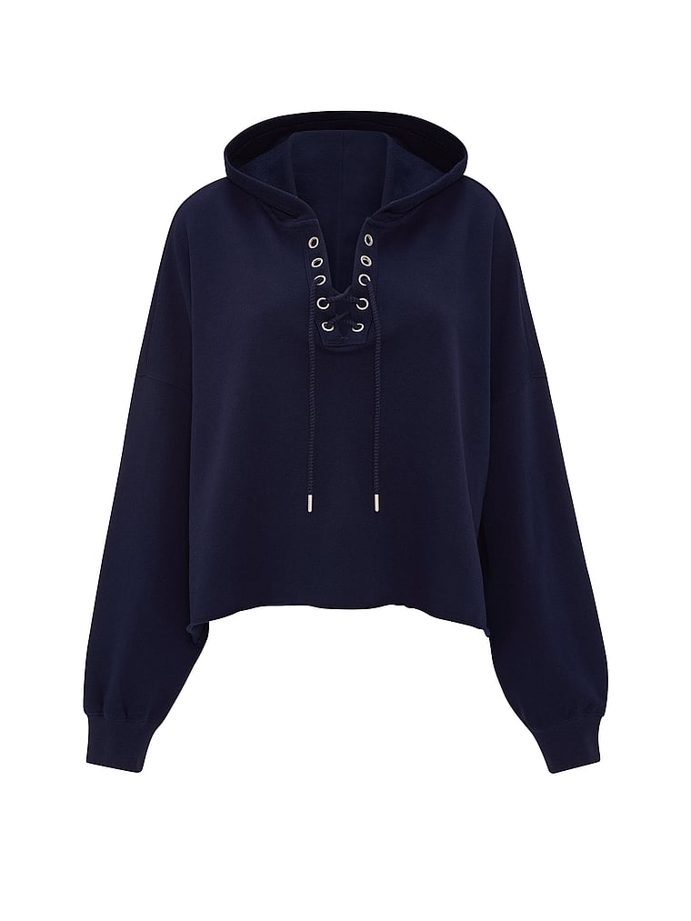 Campus Terry™ Lace-Up Tunic Hoodie