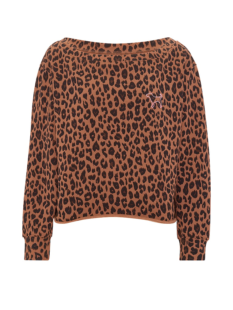 Campus Fleece™ Rib Off-The-Shoulder Sweatshirt — صورة 4