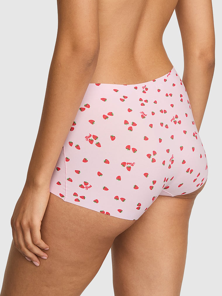 PINK No-Show Boyshort Panty, Print, onModelBack, 2 of 2