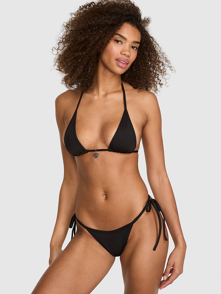 Side-Tie Thong Bikini Bottom