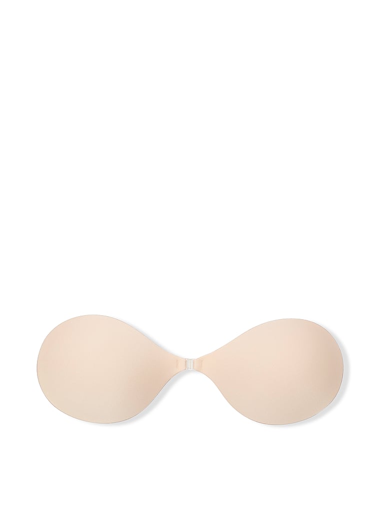 PINK Backless Front-Close Push-Up Bra, Marzipan, offModelBack, 3 of 3