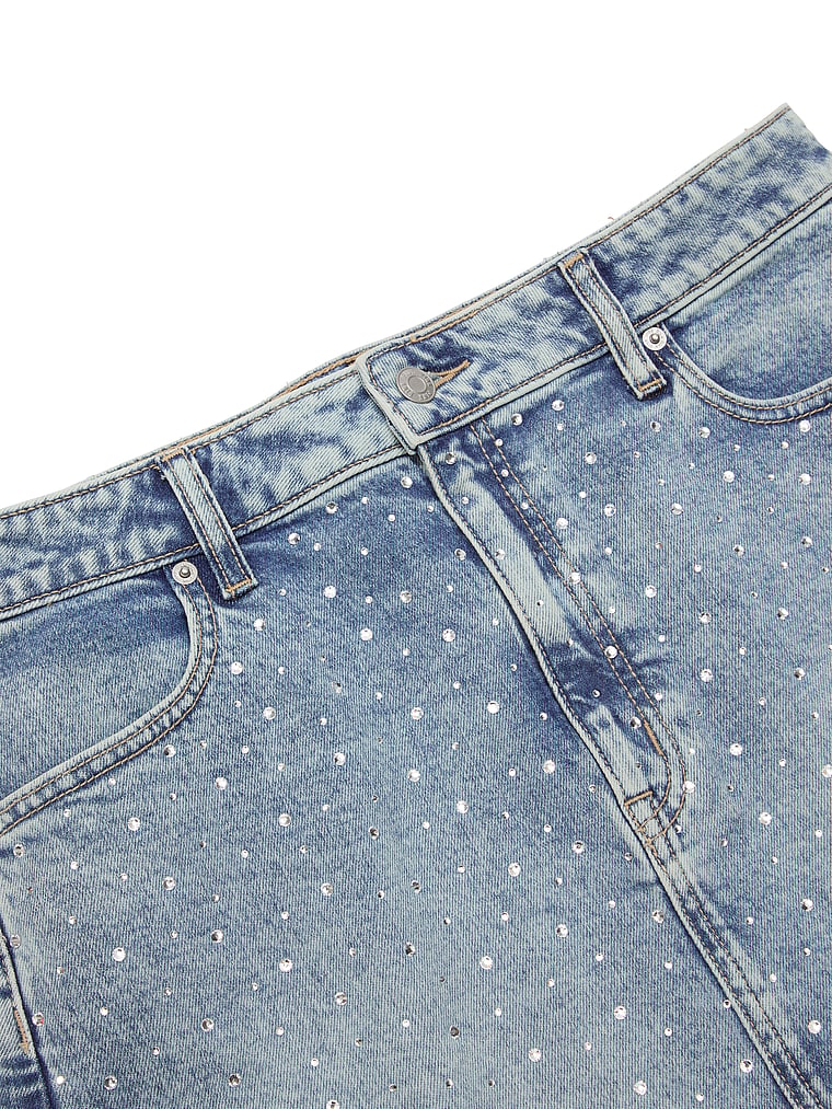 Denim by PINK Mini Jean Skirt