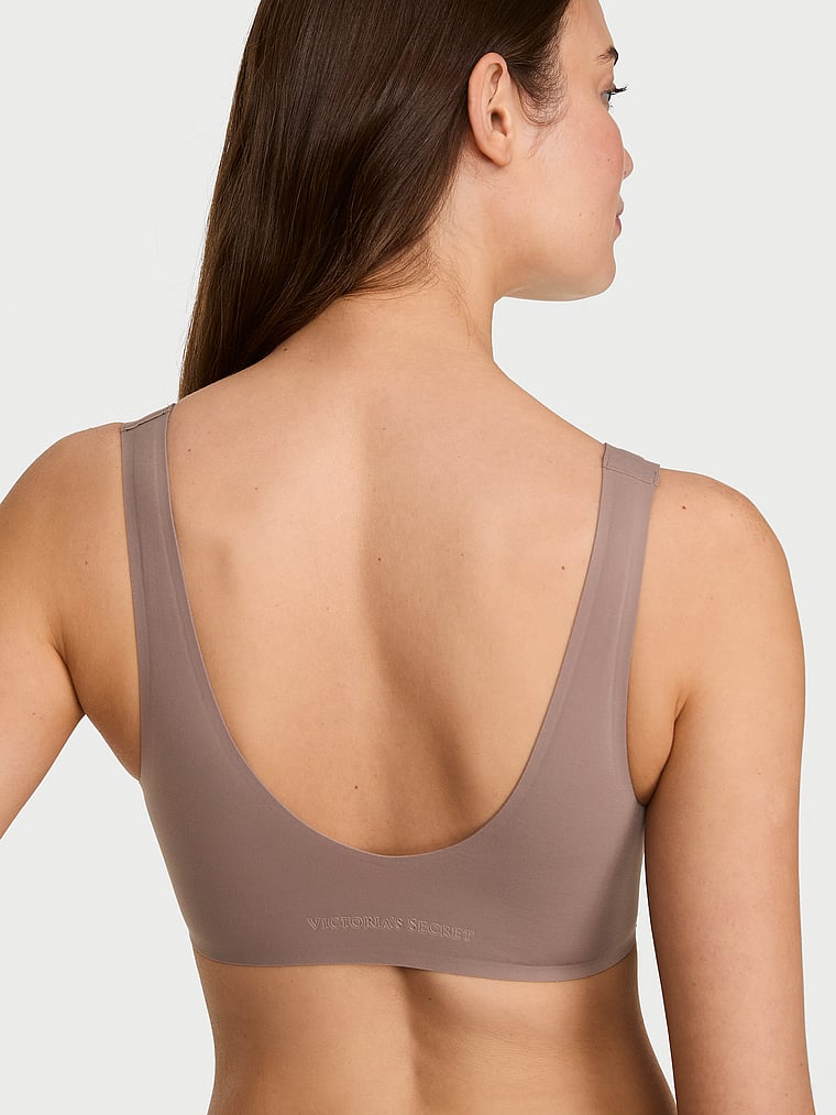 Victoria's Secret, The T-shirt SlumberBra™, Iced Coffee, onModelBack, 2 of 3 Kennidy is 5'11" or 180cm and wears 34B or Small