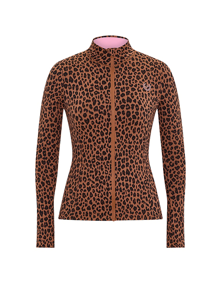 PINK PINK Relay™ Full-Zip Jacket, Print, offModelFront, 3 of 4