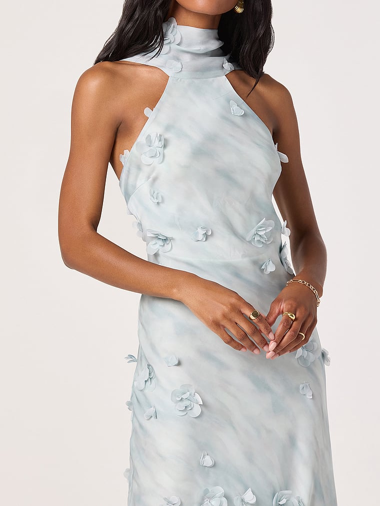 Victoria's Secret, Astr The Label Ashley Dress, Seafoam, detail, 4 of 4