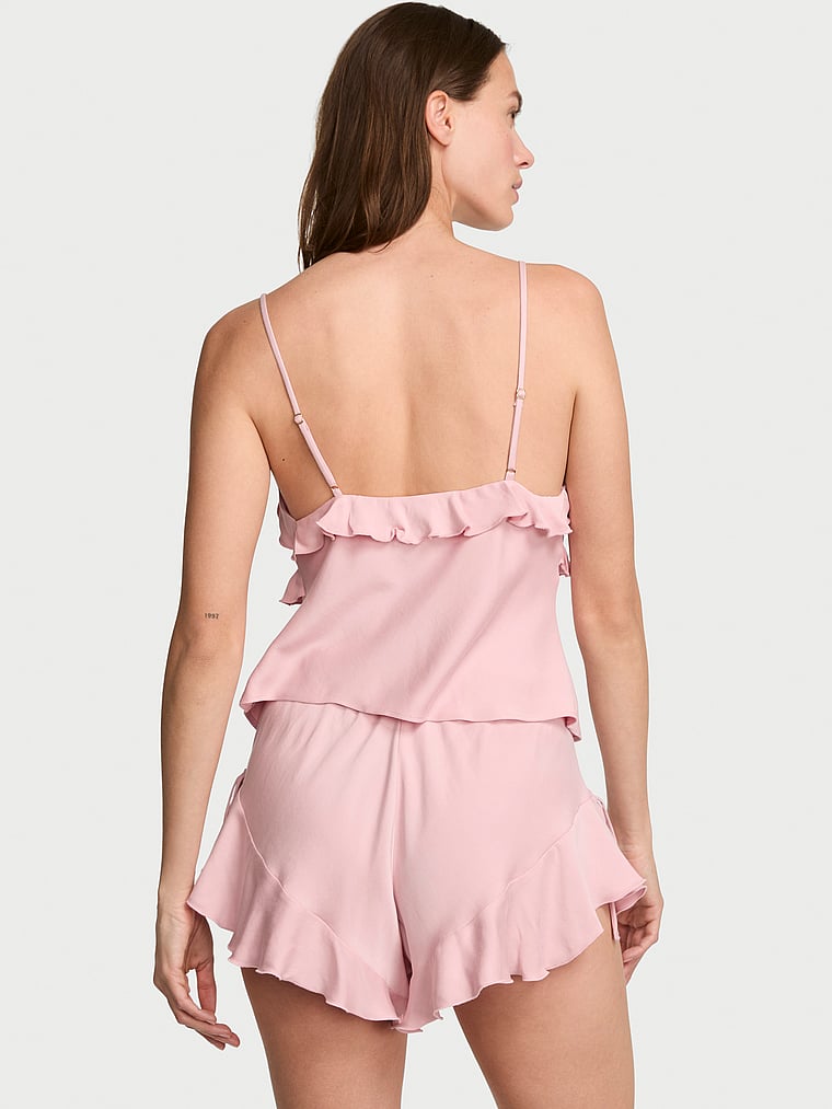 Комплект белья, оборки, на бретелях, модал — Victoria's Secret — фото 2