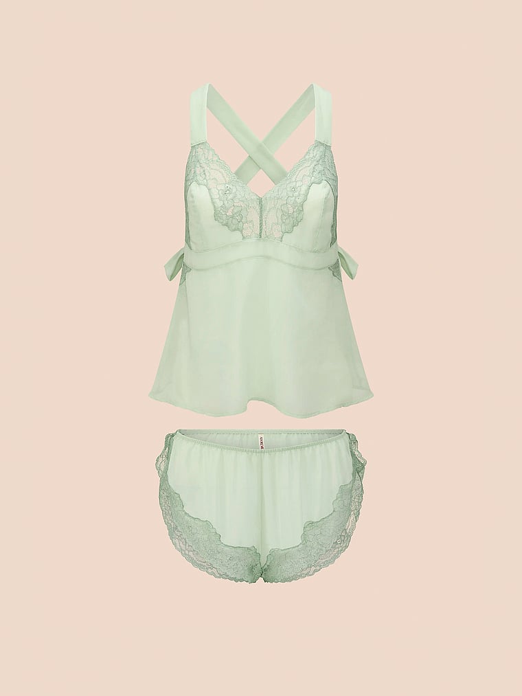 Buy Sabreina Sleep Set, Sea Foam - Order Pajamas Sets online