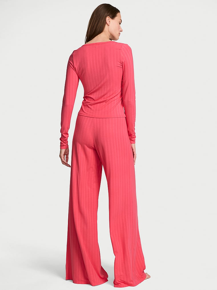 SoSoft™ Modal Ultra-Fine Henley Top & Pant Set