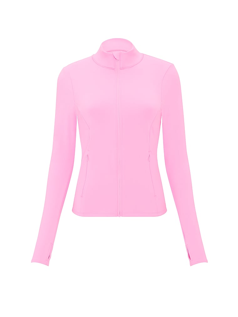 PINK PINK Relay™ Full-Zip Jacket, Pink Lollipop Shine, offModelFront, 3 of 4