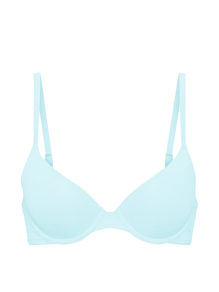 PINK Wear Everywhere™ Push-Up Bra, Stream, offModelFront, 3 of 3