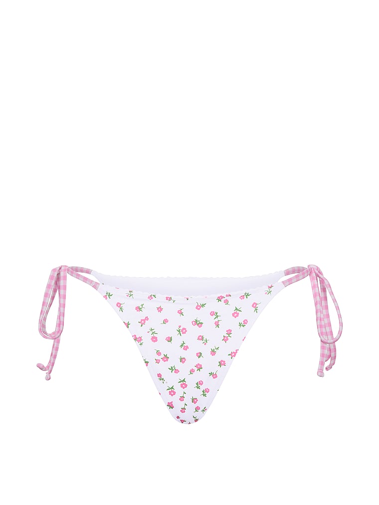 PINK by Frankies Bikinis Rosemary Itsy Bottom, Floral Ditsy, offModelFront, 4 of 4
