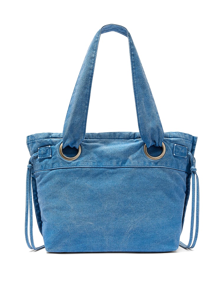 Pink Canvas Tote Bag - Thumbnail 2