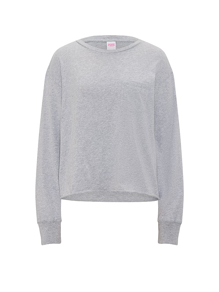 Campus Cotton™ Long-Sleeve Pocket Tee