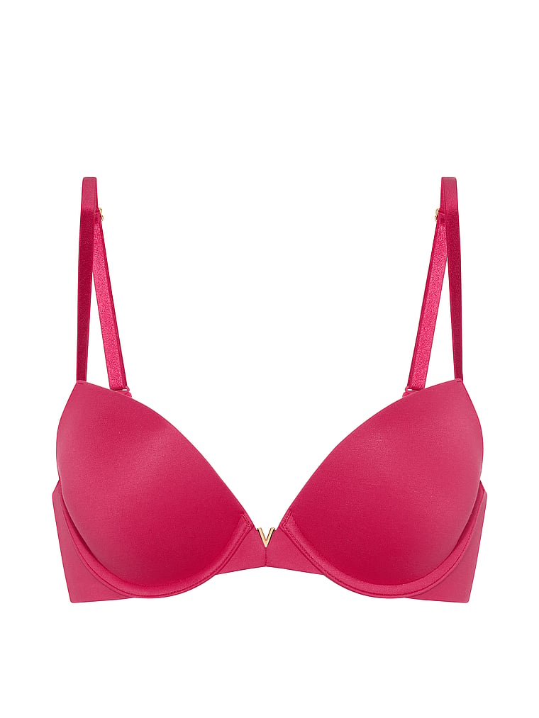 Victoria's Secret, Love Cloud Smooth Push-Up Bra, Pink Heaven, offModelFront, 4 of 4
