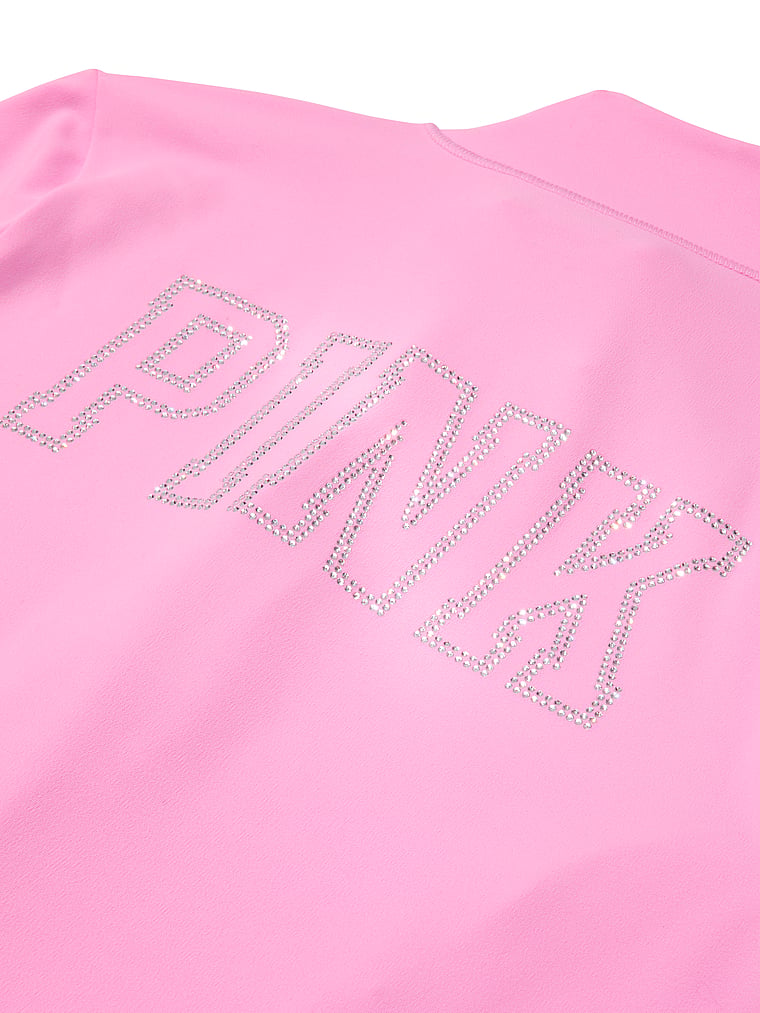 PINK PINK Relay™ Full-Zip Jacket, Pink Lollipop Shine, detail, 4 of 4