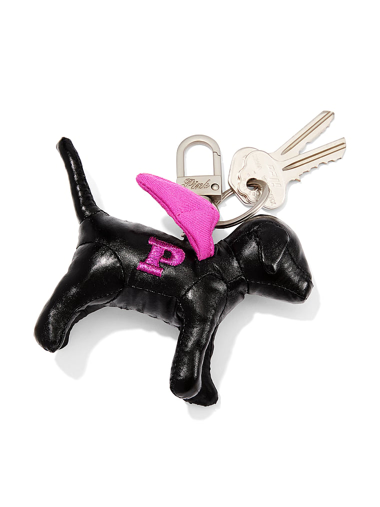 Buy PINK Micro Dog™ Keychain Charm, Pink Fire Polka Dot - Order