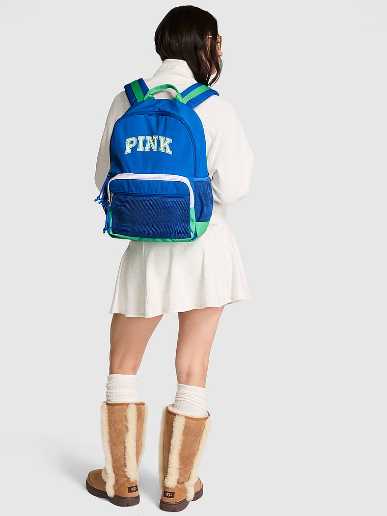 Pink Canvas Backpack