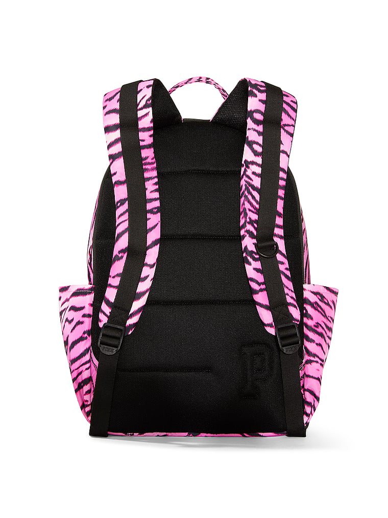 Pink Quilted Puffer Backpack