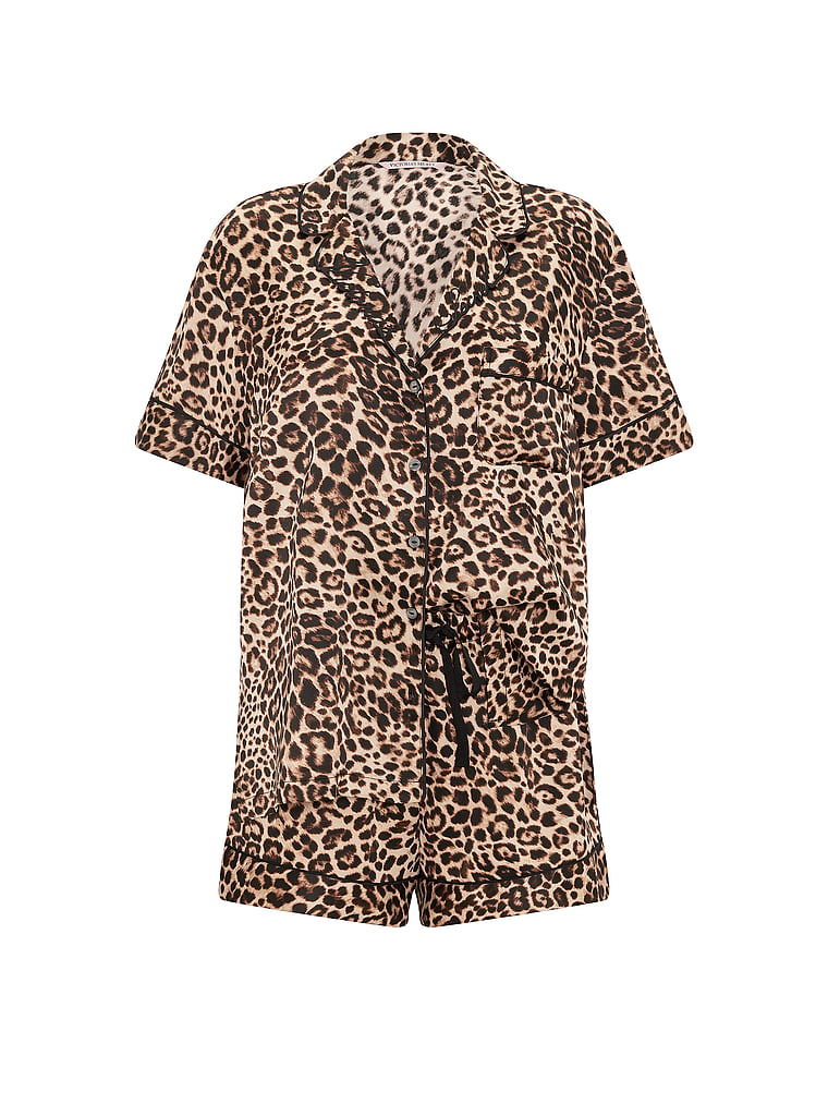 Signature Satin Short Pajama Set