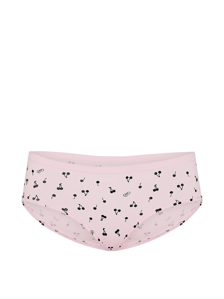 PINK Seamless Hiphugger Panty, Pink Tulip Cherry, offModelFront, 3 of 3