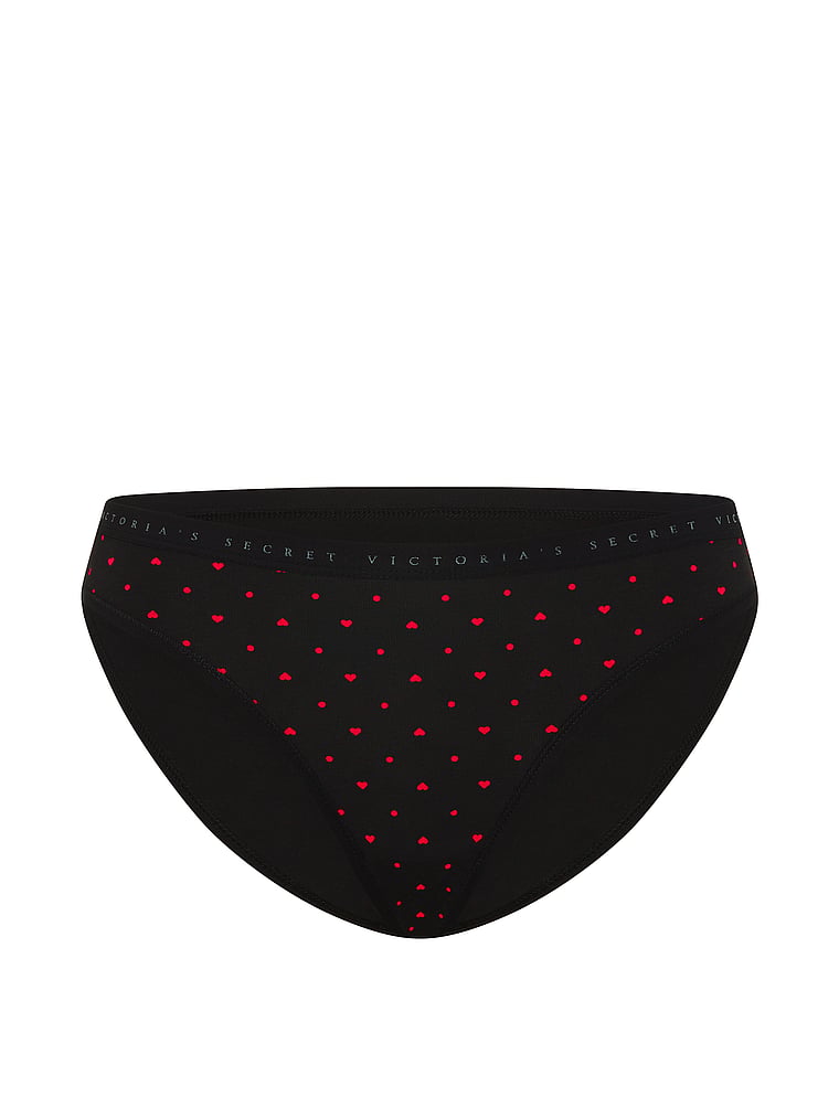Victoria's Secret, Victoria's Secret Stretch Cotton Bikini Panty, offModelFront, 3 of 3