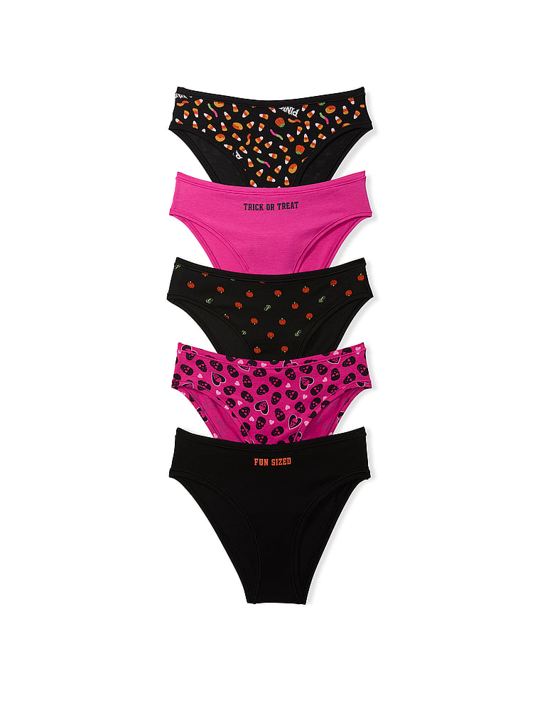 5-Pack Cotton Cheeky Panties