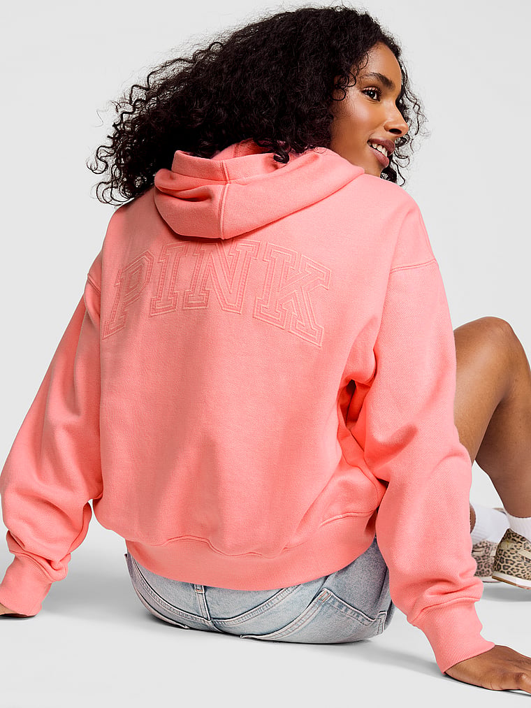 Buy Campus Fleece™ Half-Zip Hoodie, Medium Heather Grey - Order
