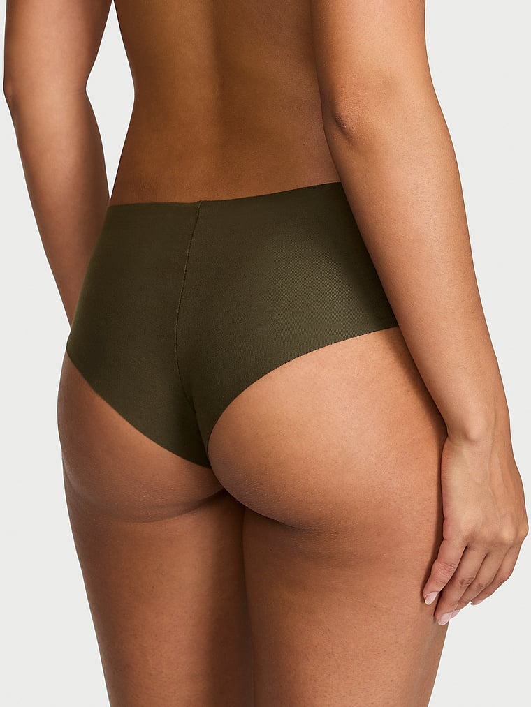 Victoria's Secret, No-Show No-Show Cheeky Panty, Olive, onModelBack, 2 of 3 Nisaa is 5'9" or 175cm and wears Small