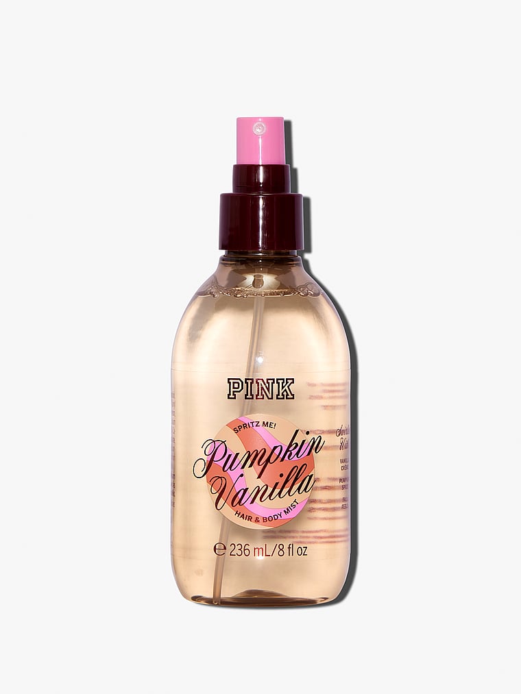 Victoria's Secret, Body Care Pink Pineapple Hair & Body Mist, Pumpkin Vanilla, onModelFront, 1 of 1