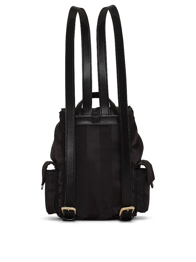 Buy Mini Backpack, Black Logo Jacquard Stripe - Order Bags  display picture 2