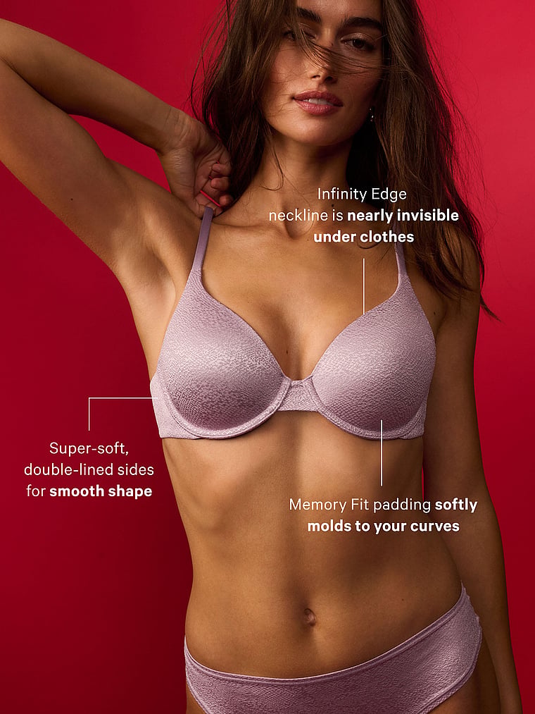 Lightly Lined Smooth Demi Bra — صورة 4