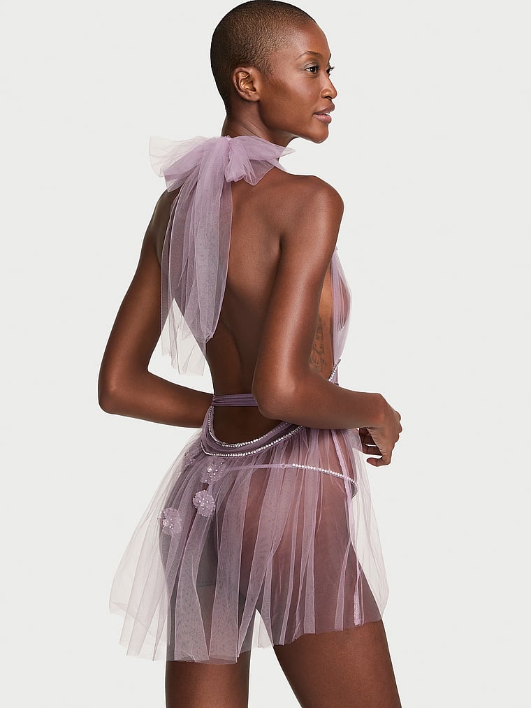 Платье-мини Atelier Ethereal Embellished, тюль — Victoria's Secret — фото 2