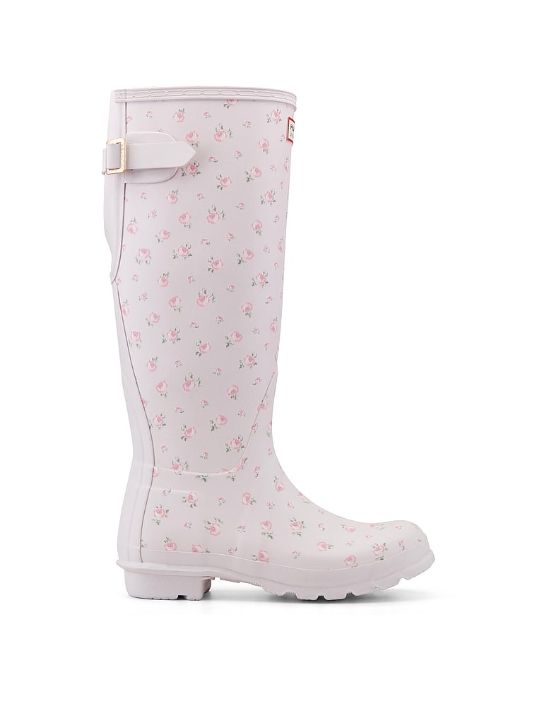 Hunter Hunter x LoveShackFancy Original Tall Back Adjustable Boots, Blooming Heirloom, detail, 5 of 5