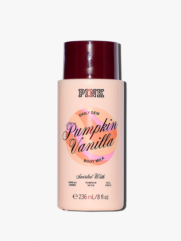 Victoria's Secret, Body Care Coconut Daily Dew Body Milk, Pumpkin Vanilla, onModelFront, 1 of 2