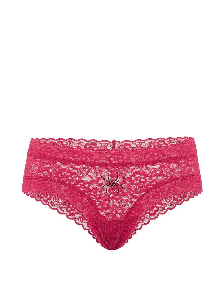 Lace Strappy-Back Cheeky Panty