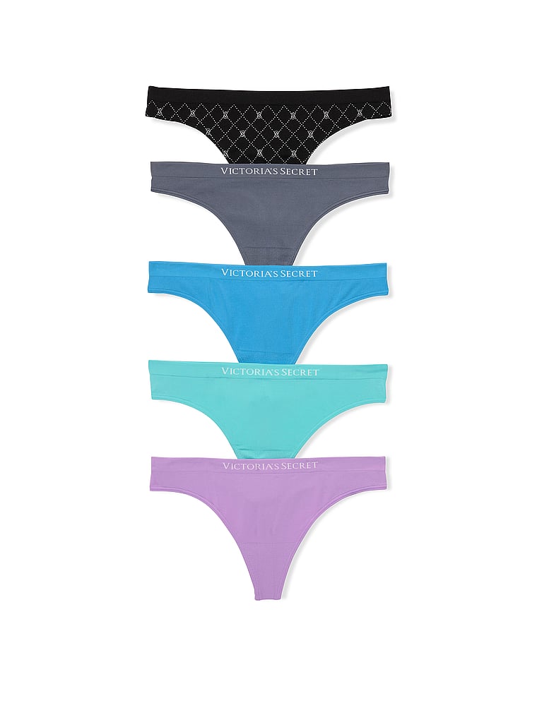 5-Pack Seamless Thong Panties