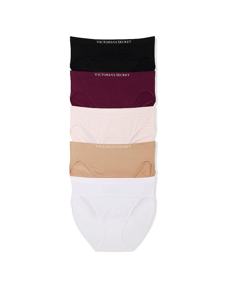 5-Pack Seamless High-Leg Brief Panties