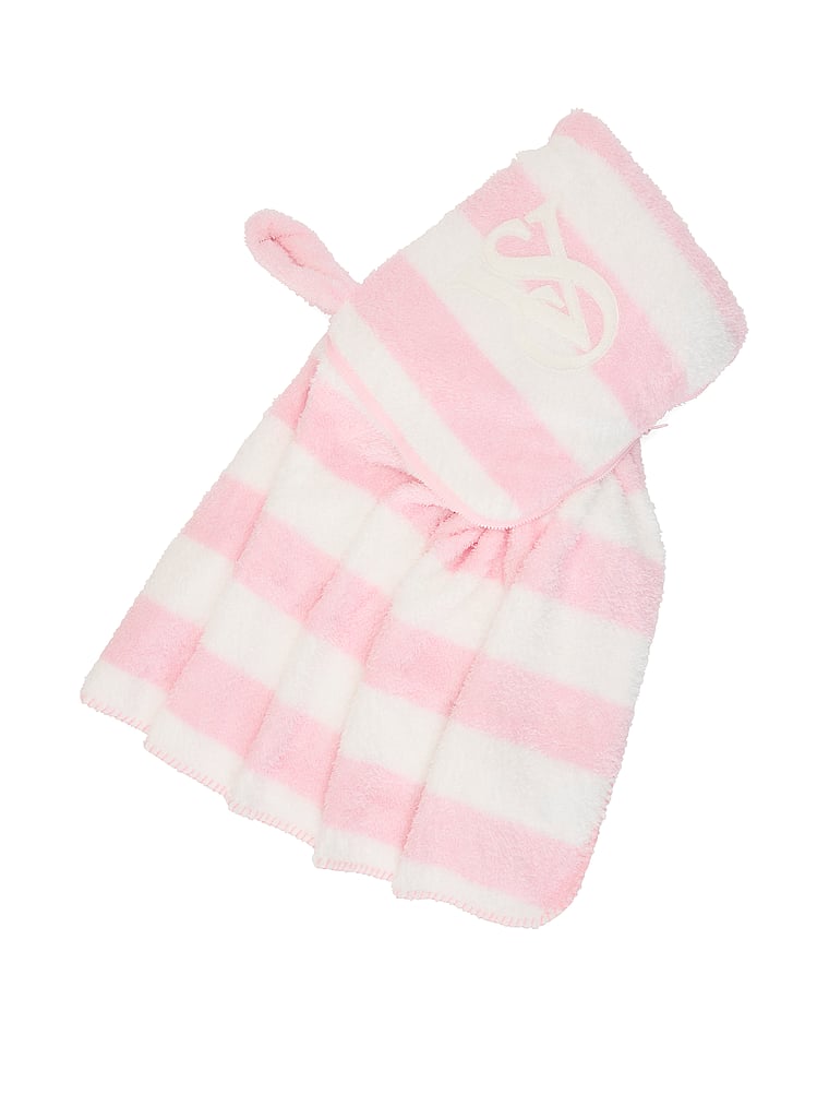 Victoria's Secret, Victoria's Secret Convertible Travel Pillow Blanket, Heritage Stripe, onModelFront, 1 of 3